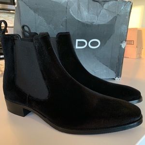 ALDO Velvet Chelsea Boots